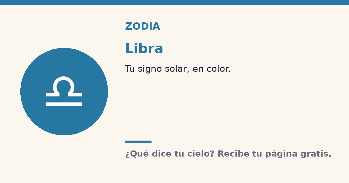 Libra · Signo solar Zodia